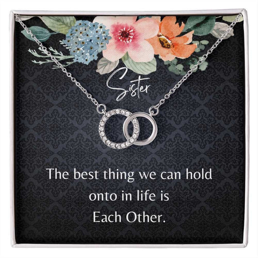 Sister gift from sister, gifts for sister in law, sister christmas gift, sister jewelry, sister wedding gifts, big sister gift, sister gifts