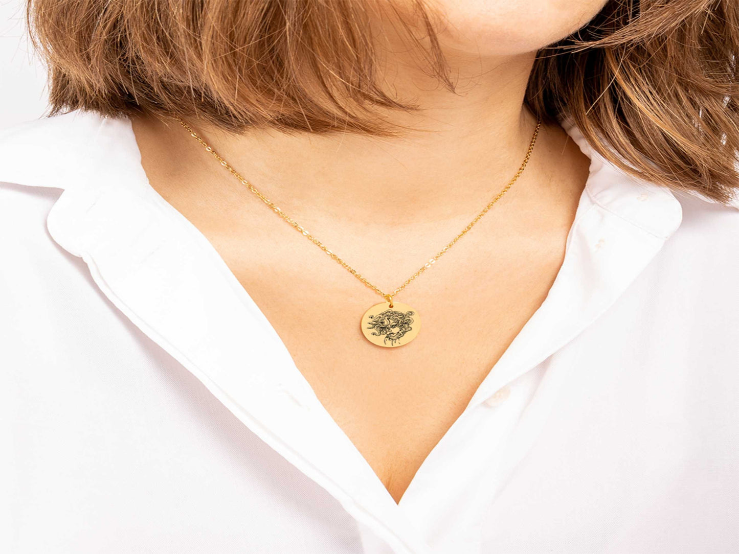 medusa necklace, snake necklace, medusa jewelry, greek mythology, greek necklace, mythology necklace, goth necklace, jewelry gift