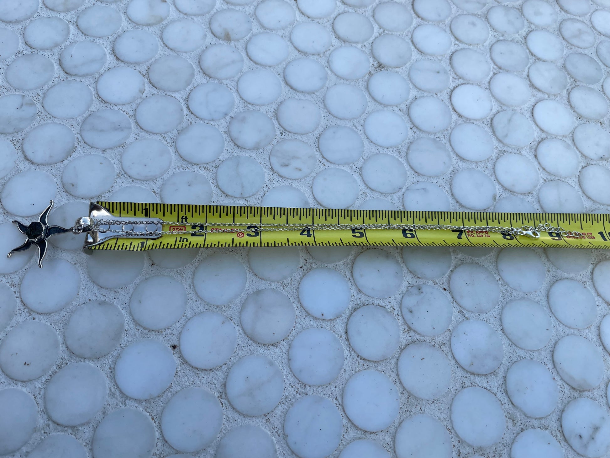 Natural Moldavite Green Aerolites Crystal Energy Stone Pendant in 925 Sterling Silver - dilibeads