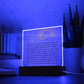 2 Acrylic Square Plaque Template