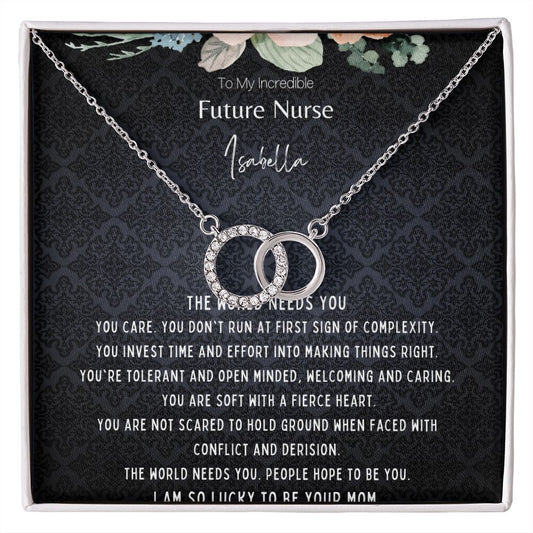 Personalized Nurse Graduation Gift | Future Magical Bond Necklace | Nurse Gift | Nurse Practitioner Gifts | Emergency Nurse Gifts Jewelry - dilibeads
