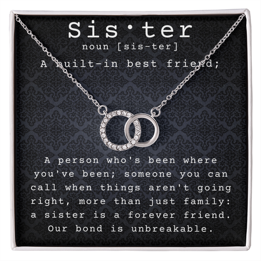 Sister gift from sister, gifts for sister in law, sister christmas gift, sister jewelry, sister wedding gifts, big sister gift, sister gifts Jewelry - dilibeads