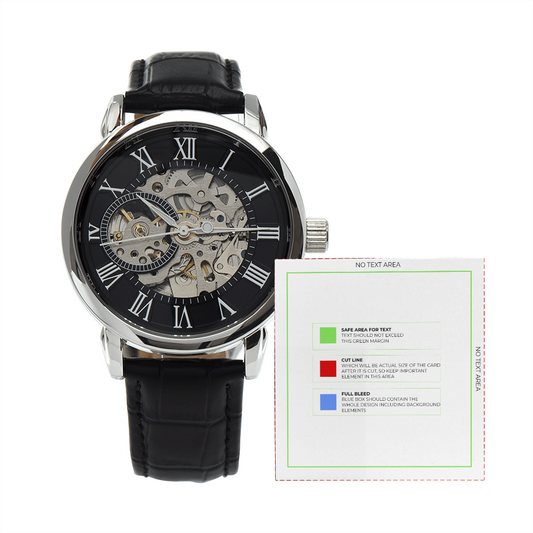 Men's Openwork Watch Gift For Husband Jewelry - dilibeads