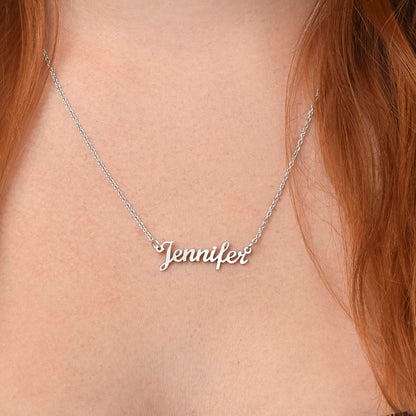 Anima Meri Pyari Mummy Custom Name Necklace in Hindi