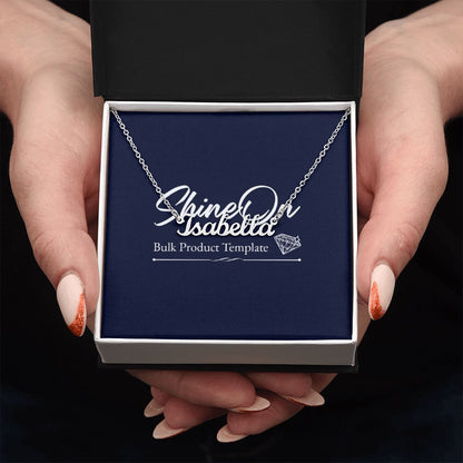 Custom Name Necklace in Hindi