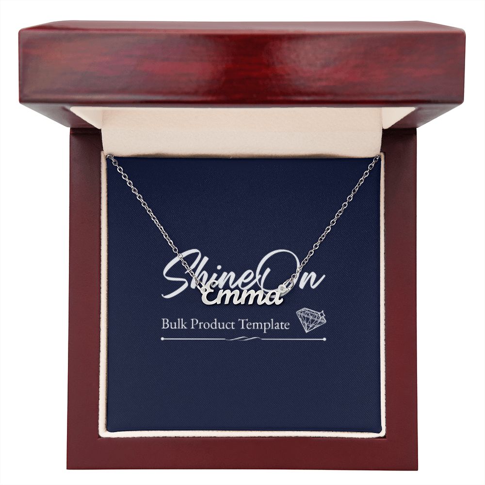 Custom Name Necklace in Hindi