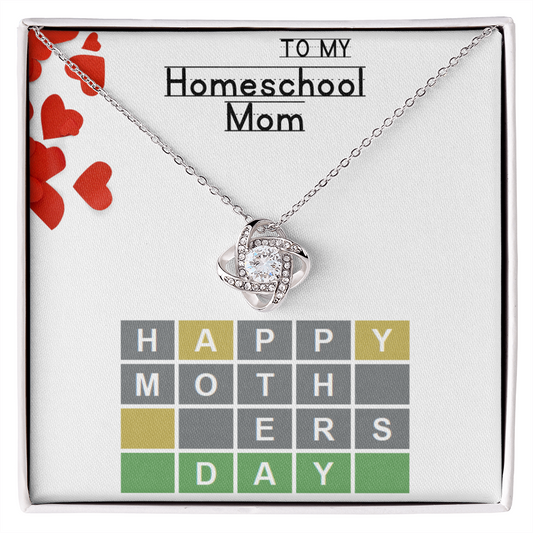 Wordle Card | Homeschool mom gifts | Homeschool mom necklace | Wordle Gift for your mom | Gift for mom birthday Jewelry - dilibeads