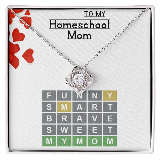 Wordle gift | Wordle Card | Homeschool mom gifts | Homeschool mom necklace | Wordle Gift for your mom | Gift for mom birthday Jewelry - dilibeads
