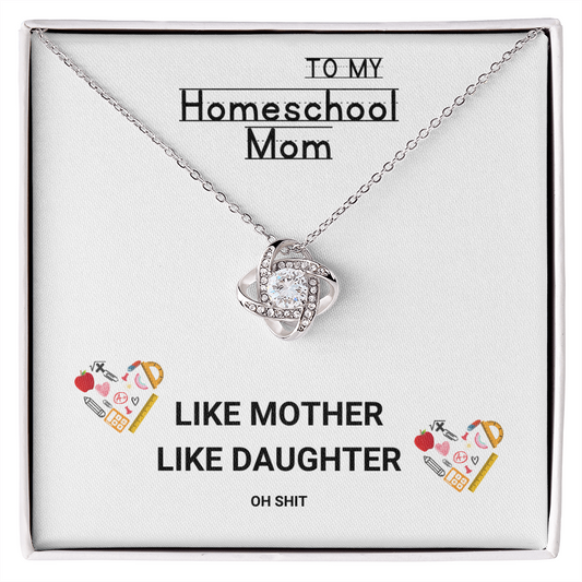 Homeschool Mom-3 Love Knot Template-Mother's Day 2022 (Homeschool Mom) Jewelry - dilibeads