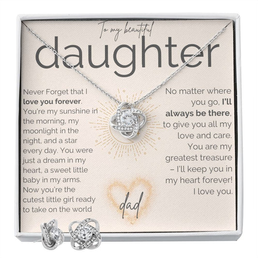 Daughter Christmas Gift Necklace from Dad