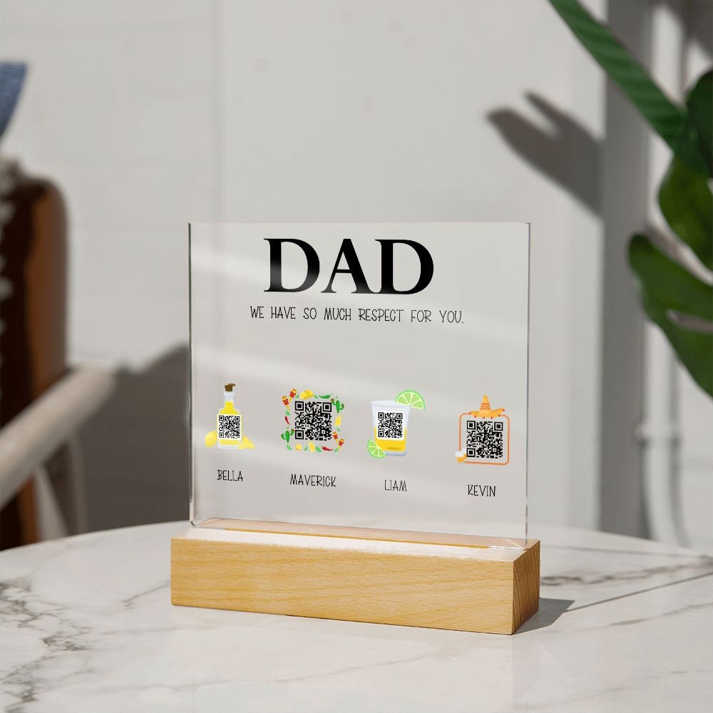 Father of the Bride Gift from Daughter: Custom Song Plaque with Voice Recording – The Perfect Wedding Keepsake