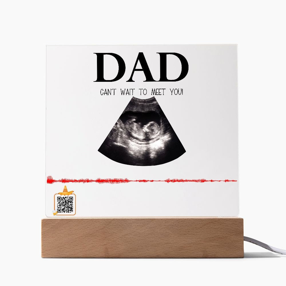 First Time Dad Gift from Bump: Hear the Baby's Heartbeat with Our Sound Recording Plaque