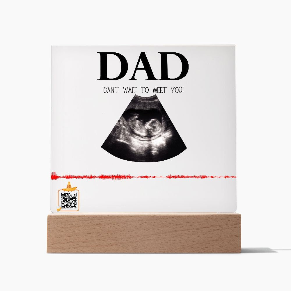 First Time Dad Gift from Bump: Hear the Baby's Heartbeat with Our Sound Recording Plaque