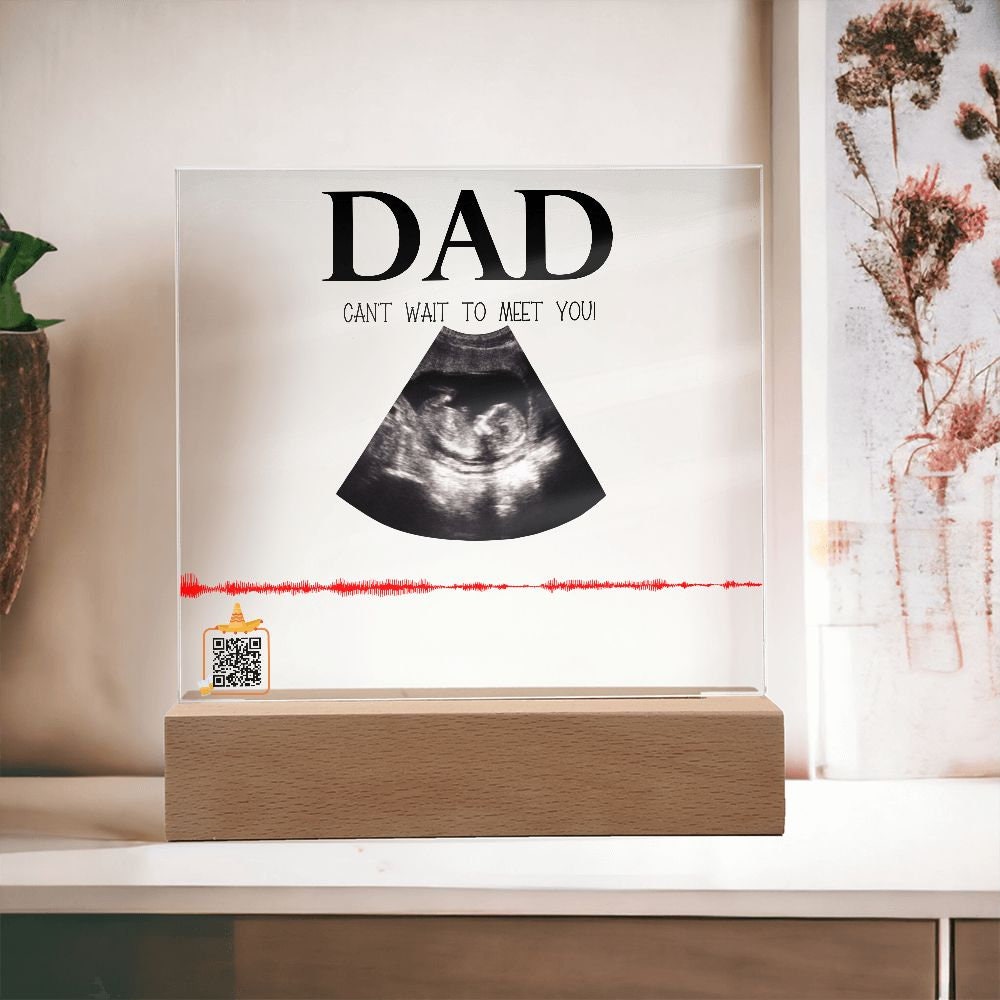 First Time Dad Gift from Bump: Hear the Baby's Heartbeat with Our Sound Recording Plaque