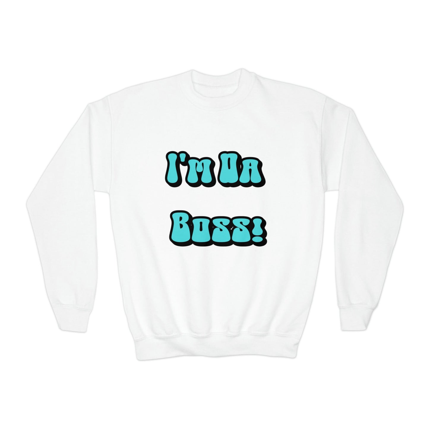 Kids Rule With This 'I Am The Boss' Crewneck Sweatshirt