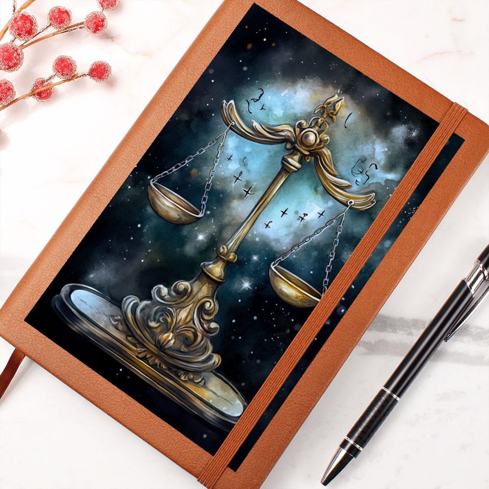 Libra Graphic Journal- Zodiac Constellation Journal, Manifestation Journal, Astrology Gifts, Cancer Zodiac Gift, Zodiac Sign Gift, Diary