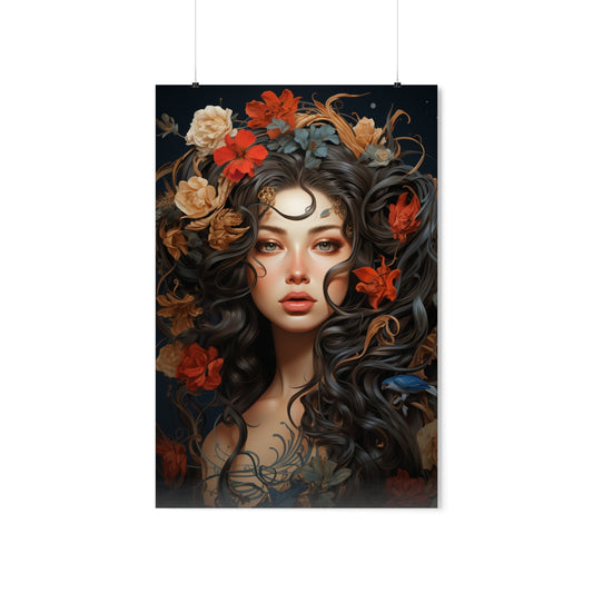 Greek Mythology | Medusa Poster | Wall Art | Greek Mythology Poster | Urban Style Canvas | Greek Mythology Art | Wall Art | Home Decor