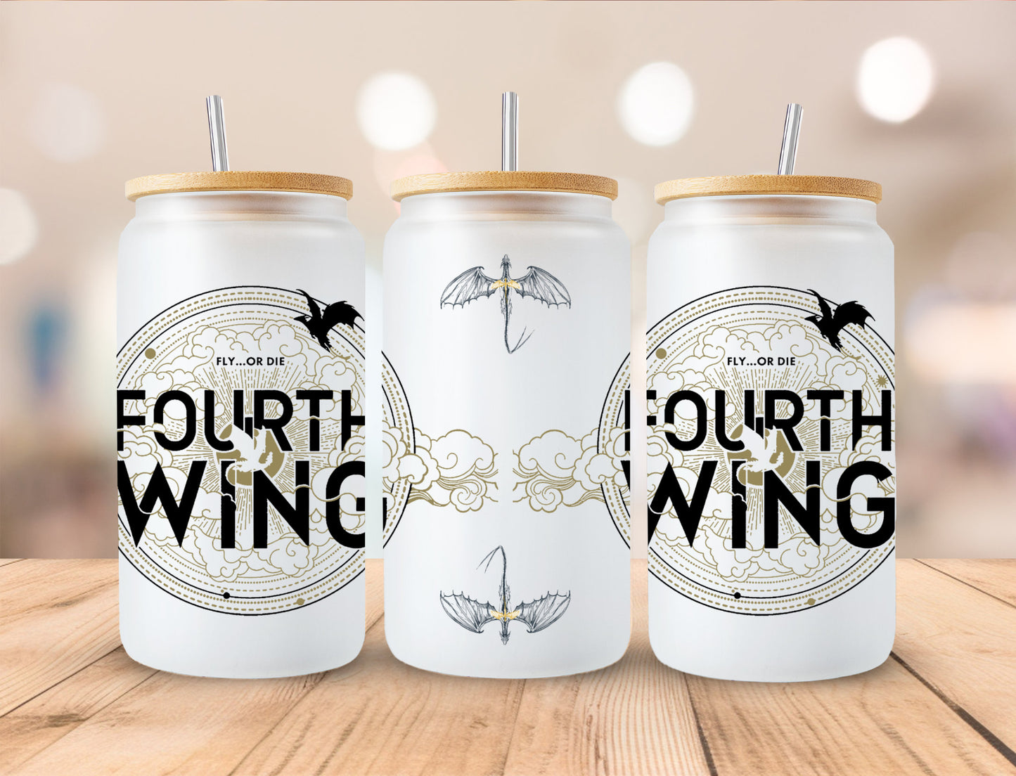 Fourth Wing Merch Tumbler - Must-Have Gift for Fourth Wing Series Fans!