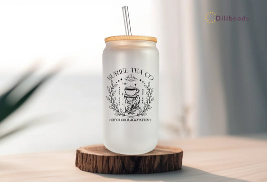 Suriel Tea Gift | 16 oz Suriel Tumbler | ACOTAR Inspired Sipper | Sarah J. Maas Fan Gift | Hot/Cold Beverage Cup | Valaries Fan Unique Gift