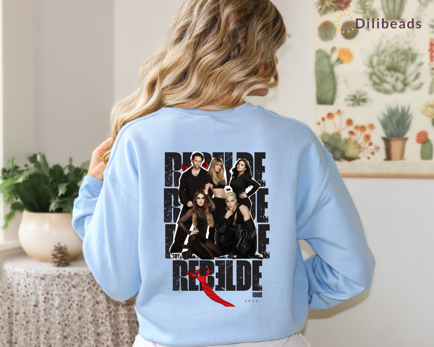 Rebelde Logo Sweatshirt | Rebelde Merch |Rebelde Shirt | Rebelde Patch | Rebelde Clothing | RBD Gift | Best Christmas Gift for Rebelde Fans