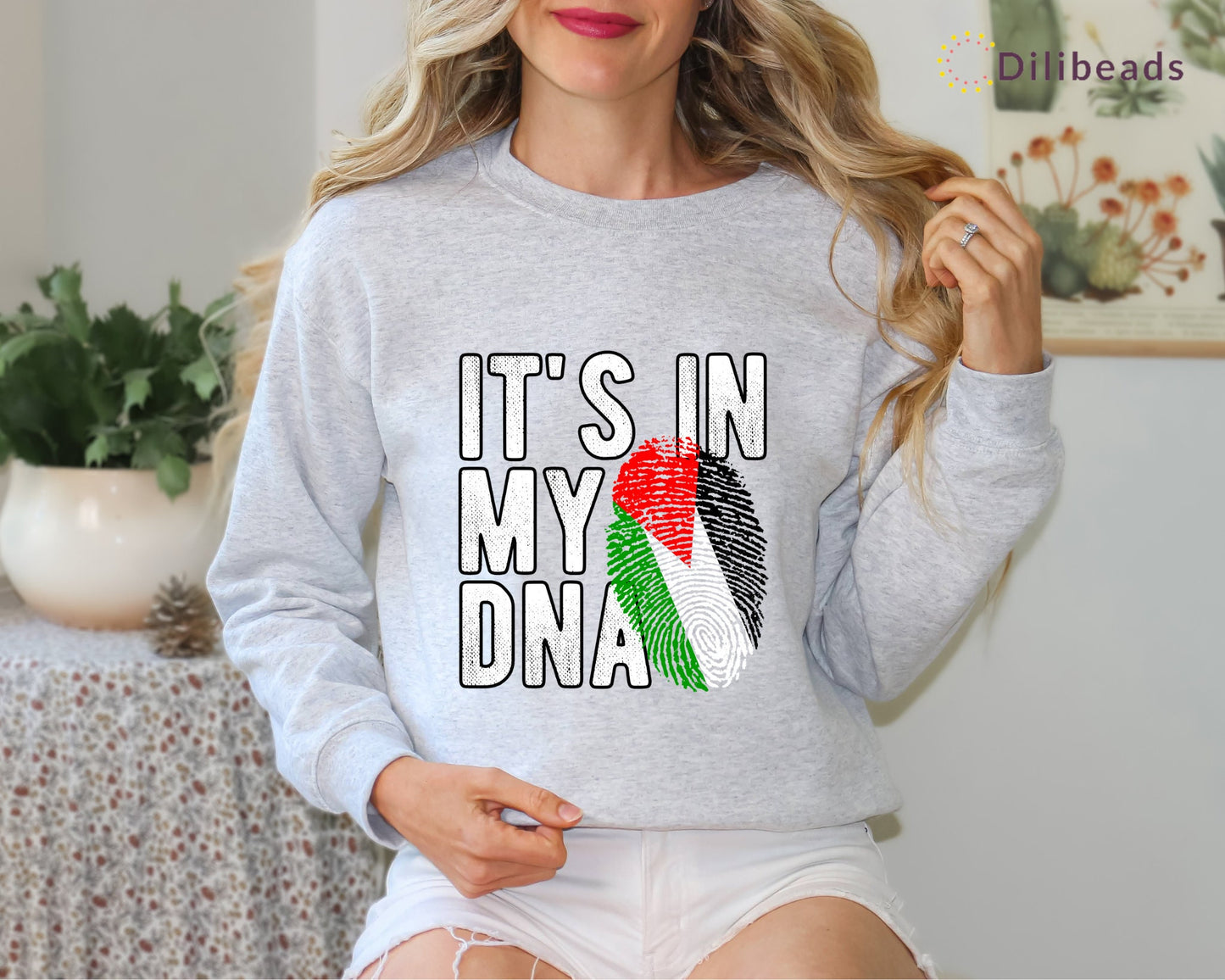 Palestine in DNA Sweatshirt, Palestine Shirt, Support Palestine, Stand With Palestine Shirt, Equality Tshirt, Human Rights, Activist Shirt